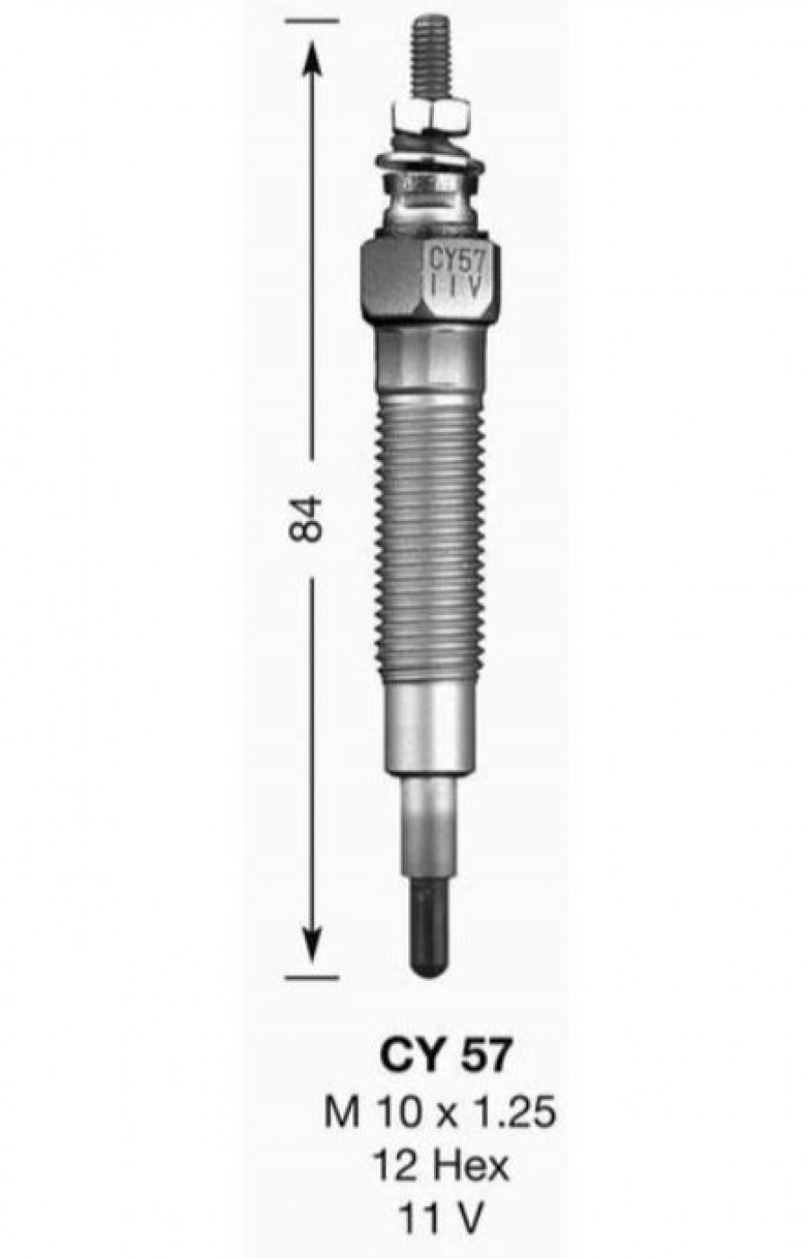 Свеча накаливания CY57/CY07 (4994) NGK